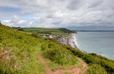 Looking towards beesands Foto stock