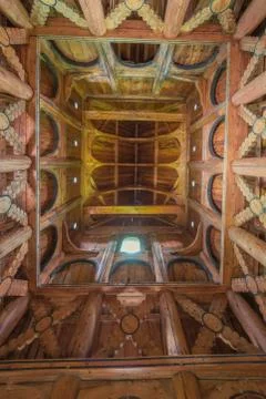 Looking upwards in the tower Stock Photos