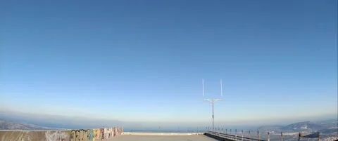 Looking at the view, Anamorphic 스톡 동영상 143387320