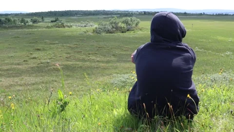 Looking at the view. Stock Footage 246601170
