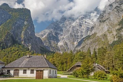 Looking at the Watzmann Stock Photos