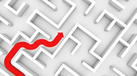 Looking for a way out Stock Footage 8952883