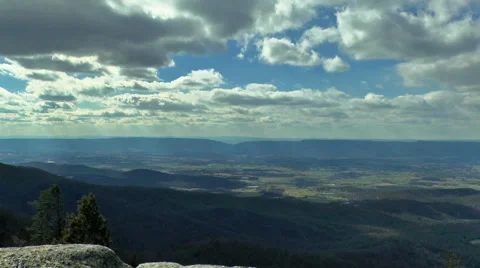Looking West from Shenandoah Stock-Footage 48585379