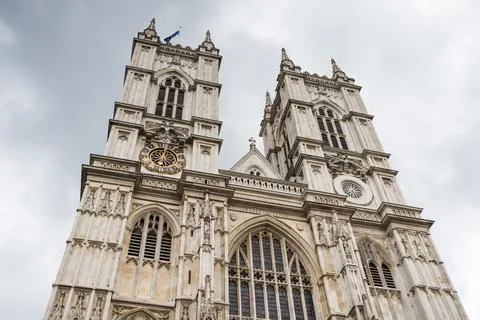 Looking up at Westminster Abbey Stock Photos