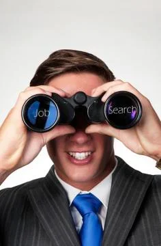 Looking for work Stock Photos