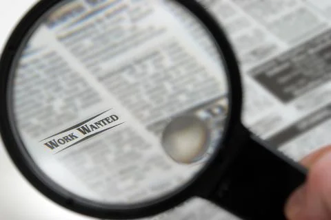 Looking For Work Stock Photos