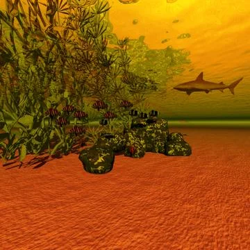 Lookout below Stock Illustration