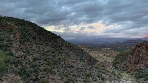 Lookout Mountain Apache Junction Arizona Stock Footage 167696713
