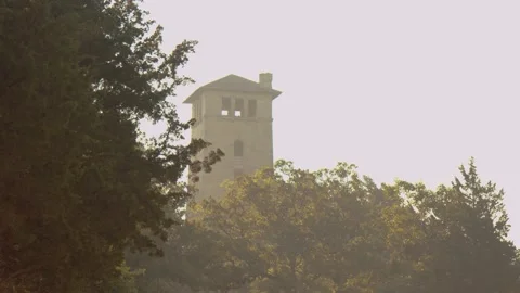 Lookout Tower Stock Footage 138715911