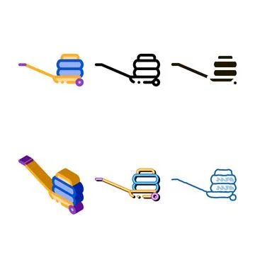 Looks tire transportation icon vector outline Stock Illustration