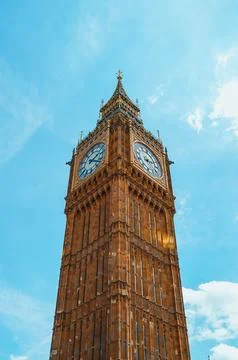 A Lookup at Big Ben Stock Photos