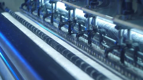 Loom machinery close look 4k 스톡 동영상 101948447