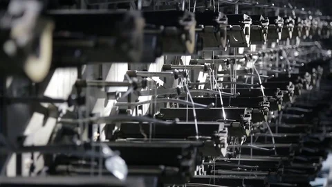 Loom production Stock Footage 91352501