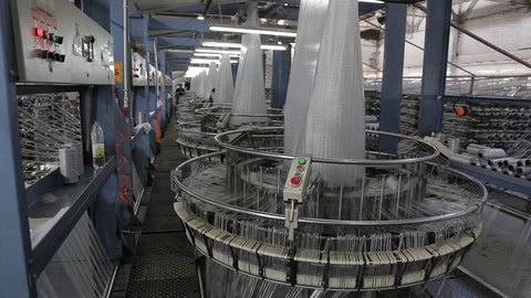 Loom production Stock Footage 91352553