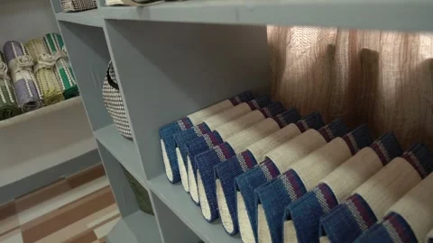 Loom weaving in Bohol, Philippines Stock Footage 229656059