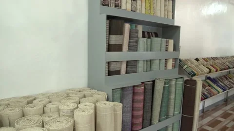 Loom weaving in Bohol, Philippines Stock Footage 229656317