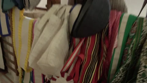Loom weaving in Bohol, Philippines Stock Footage 229656778