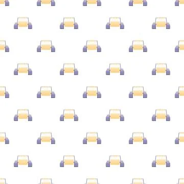 Loom weaving machine pattern with textile industry theme Illustrazione stock