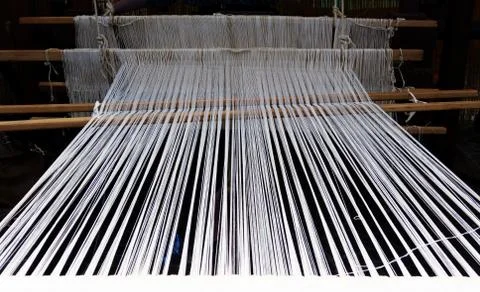 Loom for wool Stock Photos