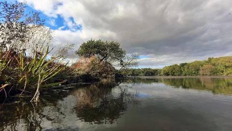 Loompit lake in Trimley Stock Photos