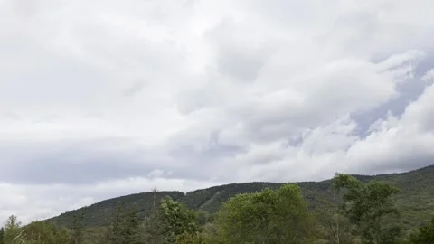 LOON MOUNTAIN CLOUDS TIMELAPSE Stock Footage 251460826