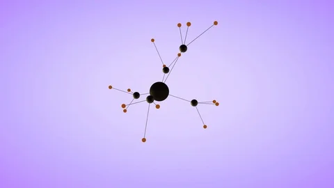 Loop 3d rendered animated science background. 스톡 동영상 100509928