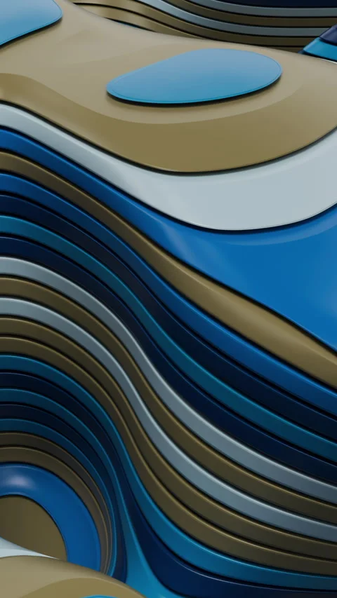 Loop 3D slice colorful abstract background 스톡 동영상 292120732