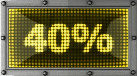 Loop 40 percent Stock Footage