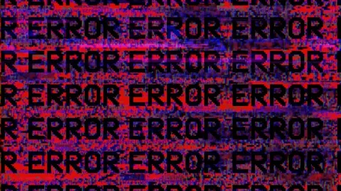 Loop Abstract Animation of cyber crime Error, computer protection, cyber safety. Stock Footage 158034146