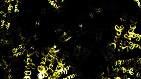 Loop abstract Back to School text on black abstract background Vidéo 330297808