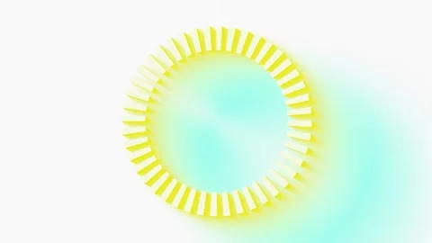 Loop abstract background with colorful circles Stock Footage 318901689