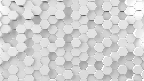 Loop abstract background with hexagons Stock Footage 108838506