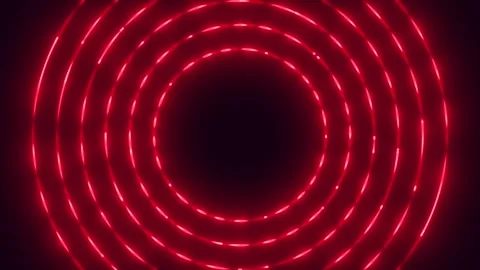 Loop abstract background with red circles Stock Footage 320293967