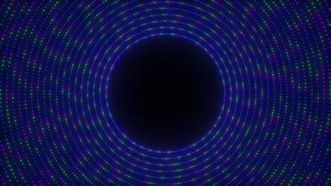 Loop abstract blue background with circles Stock Footage 319027199