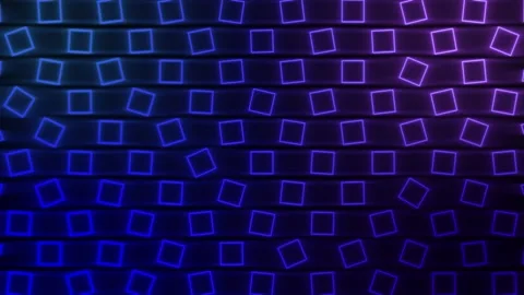 Loop abstract blue background with squares Stock Footage 324952987