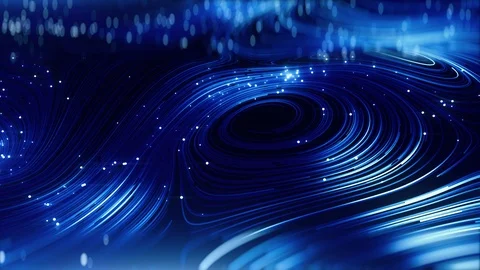 Loop Abstract blue round network background Stock-Footage 101968946