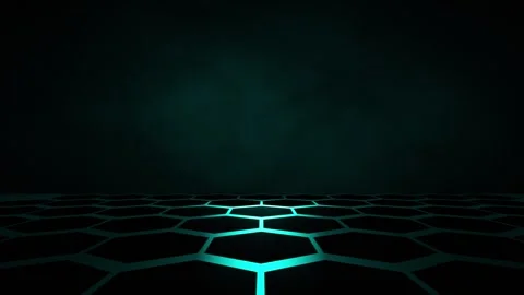 Loop abstract blue technology background Stock Footage 318444636