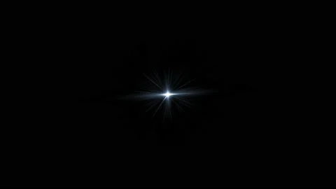 Loop abstract center blue radial star optical flare Stock Footage 236700223