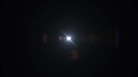 Loop abstract center multicolored star optical lens flare Stock Footage 247955887
