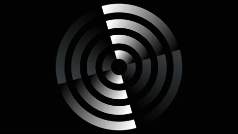 Loop abstract circle animation gears, Stock Footage 165819399