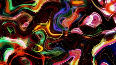 Loop abstract color morph Stock Footage 65219410
