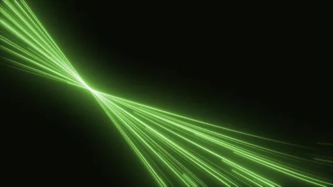Loop abstract green background. glowing lines Stock Footage 319305867