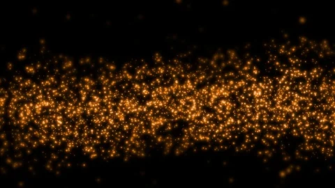 Loop abstract motion glitter shining sparkling gold particles. Stock Footage 112111151