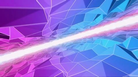 Loop abstract ride horizon full blue pink color fast Stockbeeldmateriaal 60690853