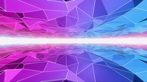 Loop abstract ride horizon full blue pink color fast Stockbeeldmateriaal 60703666