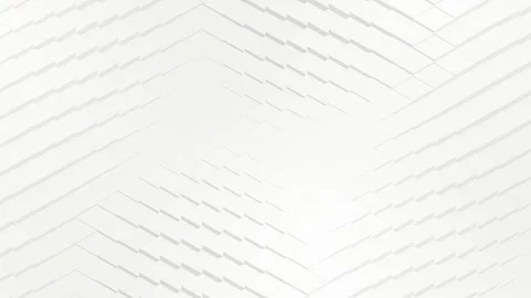 Loop of abstract white isometric 3D paper dunes Stock Footage 344789941