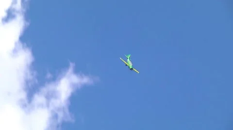 Loop on the aircraft Stock Footage 54563256