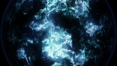 Loop alien planet or star rotation, space environment, astronomy background 스톡 동영상 90315312