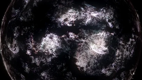 Loop alien planet or star rotation, space environment, astronomy background 库存影片 90361428