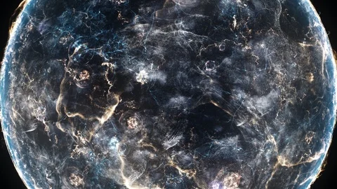 Loop alien planet or star rotation, space environment, astronomy background 스톡 동영상 90419610